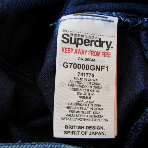 Superdry Alexia Jeggings Jeans High Waist Stretch Skinny Jeans Size 26 - Picture 16 of 16